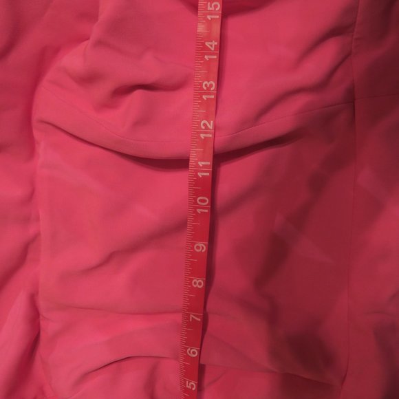 Fame and Partners Pink Off the Shoulder Midi Dress The Sasha Dress NWT - Picture 9 of 15